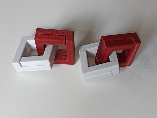 hanayama quatuor puzzle by wolfi01 3d loisir 3d print model - Mito3D