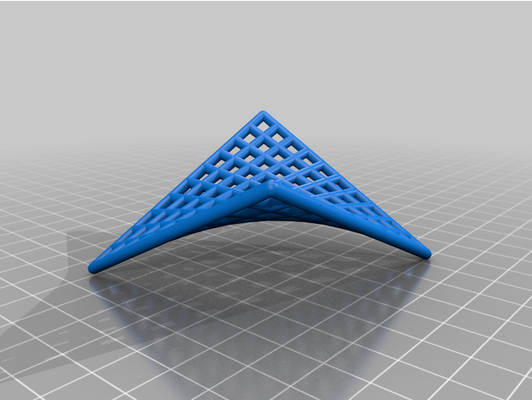 hiperbólico paraboloide by suave 3d print model - Mito3D