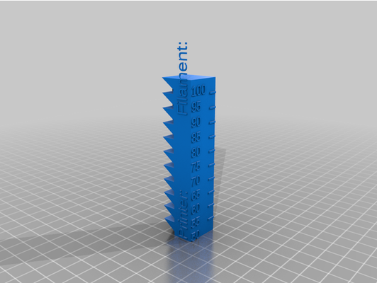 fast 50-100 speed calibration tower by kilonovaremnant customized 3d print model - Mito3D