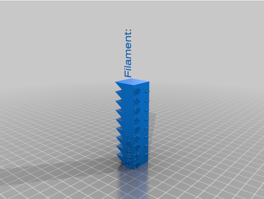slow 20-60 speed calibration tower by kilonovaremnant customized 3d print model - Mito3D