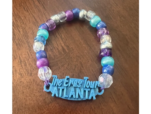 eras tour friendship bracelet charm by lsmdesigns atlanta cincinnati brazil mexico city indianapolis kansas london miami nashville orleans taylor swift toronto 3d print model - Mito3D