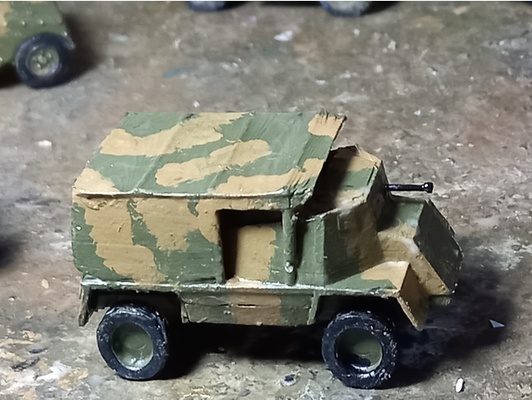 protótipo canadense carro blindado variante pessoal caplad by pichichus exército empregado sgm 3d print model - Mito3D
