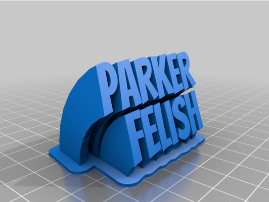 parker by kruze808 customized 3d print model - Mito3D
