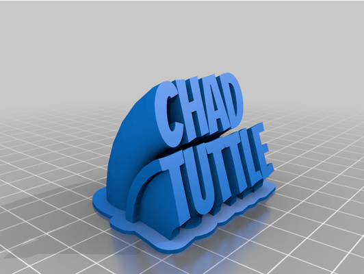 chad by kruze808 personalizzato 3d print model - Mito3D