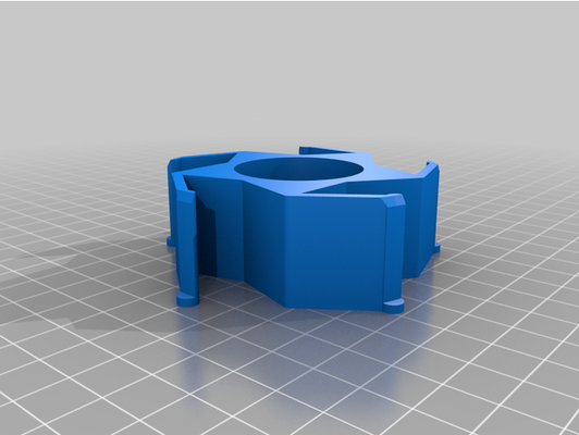 spool hub adapter 75mm to 32mm by apank42 customized 3d print model - Mito3D