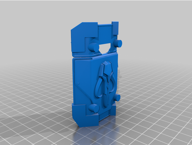 beskar proteger by brucealpoderoso mandaloriano alboroto 3D print model - Mito3D