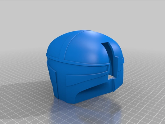 bambino yoda giallo trovatello casco mattel by dshspring mandalorian 3d print model - Mito3D