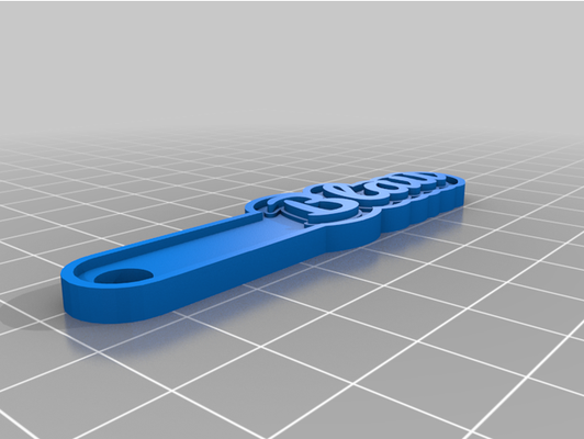 blu by npasto2 personalizzato 3d print model - Mito3D