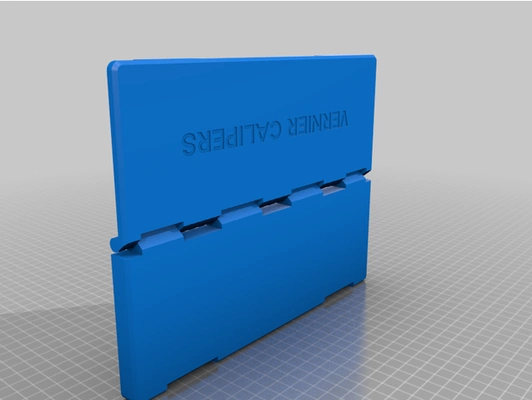 vernier caliper print-in-place case by nonononono 3d print model - Mito3D