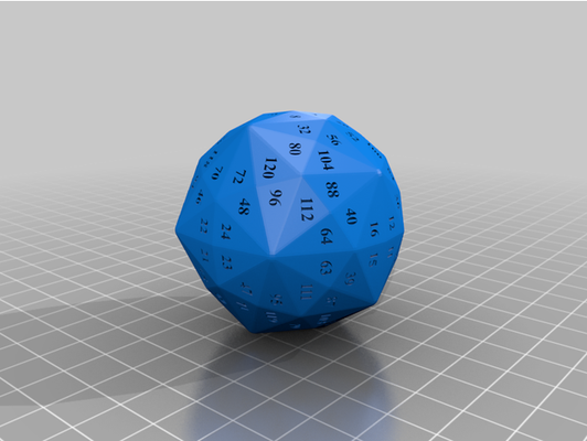 50 mm polyhedral dice by varmfskii gaming 3d print model - Mito3D