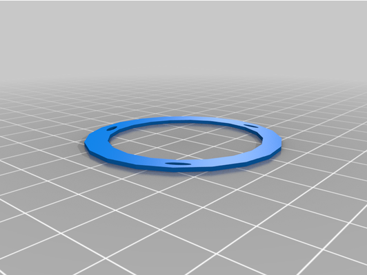gramophone spacer ring by rcamp48 3d print model - Mito3D