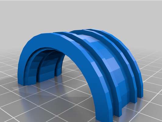 adapter to fit rally block tire on m chassis wheel by keiai 3d print model - Mito3D