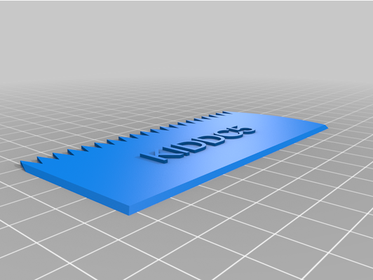 my customized wax comb text by caydenk 3d print model - Mito3D