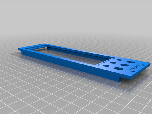 dressup - eurorack modules to 4u adapter by bregnier modular synth 3d print model - Mito3D