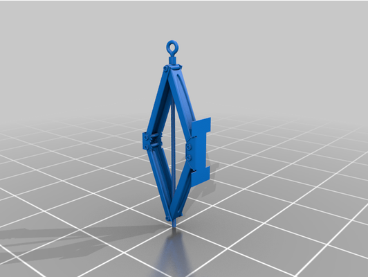 sheet metal scissor jack by joko engineering automotive lift 3d print model - Mito3D