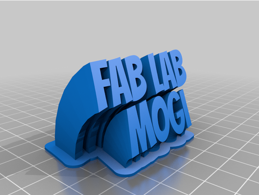 fablabmogi by jeff adrián personalizado 3d print model - Mito3D