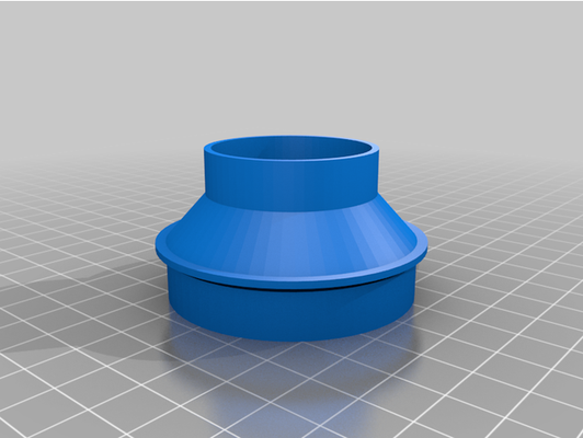 my personalizzato vuoto tubo flessibile adattatore by daniel detto 3d print model - Mito3D