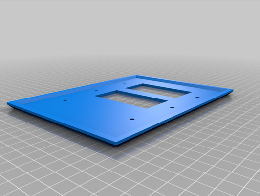 my customized wally - wall plate customizer by nbertke1 3d print model - Mito3D