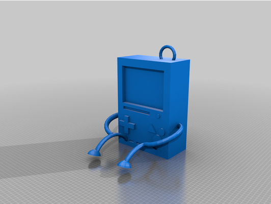 bmo 3d model by mishkamihalich adventure time keychain 3d print model - Mito3D