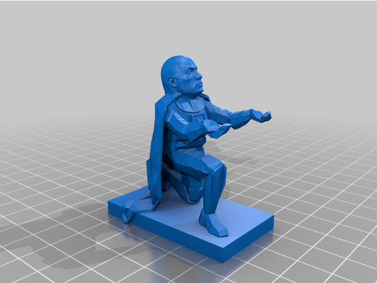 dwayne vader johnson by deadparrot198 roche 3d print model - Mito3D