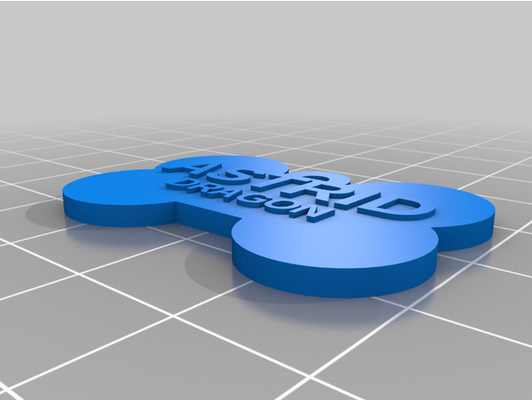 my customized dog tag bone by astriddragon 3d print model - Mito3D
