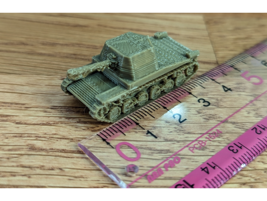 type 3 ho-ni iii wwii tank destroyer japan by atmodeler 3d print model - Mito3D