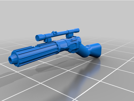 lego ee 3 blaster by jjj arte boba fett ee3 arma fogo rifle estrela guerras 3d print model - Mito3D