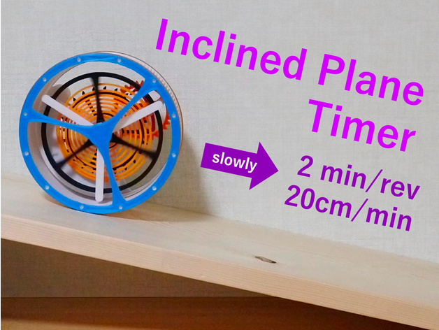 inclinato aereo timer by shiura fisica dimostrazione tourbillon 3D print model - Mito3D