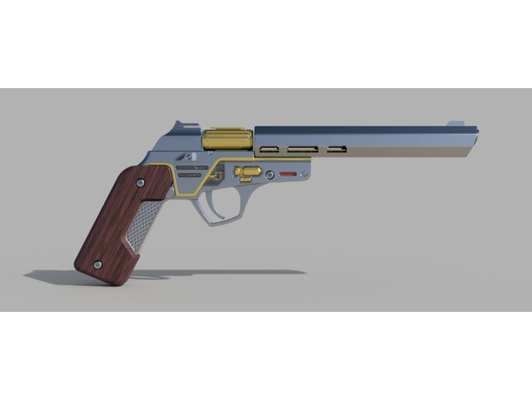 cal kestis lw-896 blaster pistol star wars jedi survivor by neebick cosplay fallen order gun 3d print model - Mito3D