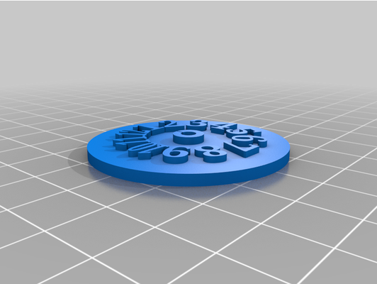 dixit number 1-12 voting dial by jptiger board game card counter 3d print model - Mito3D