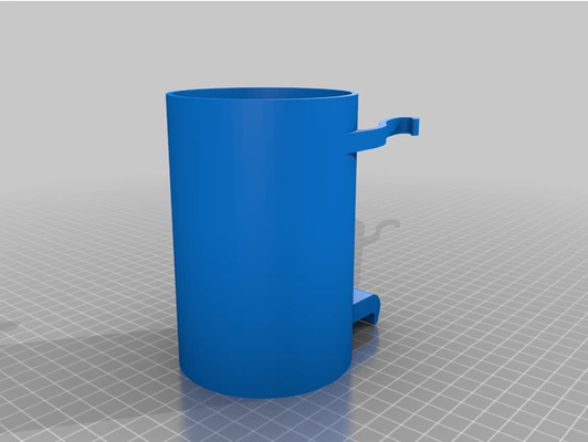 doppelstabmattenzaun flaschenhalter by nosssssweat bier zaun 3d print model - Mito3D