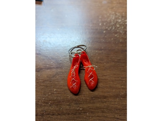 climbing shoe keychain by sirdroftardis8 rock 3d print model - Mito3D
