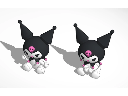 kuromi by ice plant 3d print model - Mito3D