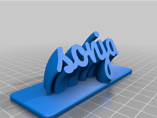 sonja by schwingung angepasst 3d print model - Mito3D