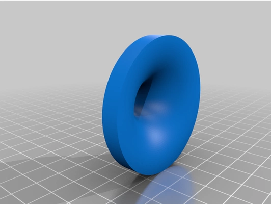 hyperbolic funnel shaped magnet array by omegazz lapoint neodymium 3d print model - Mito3D