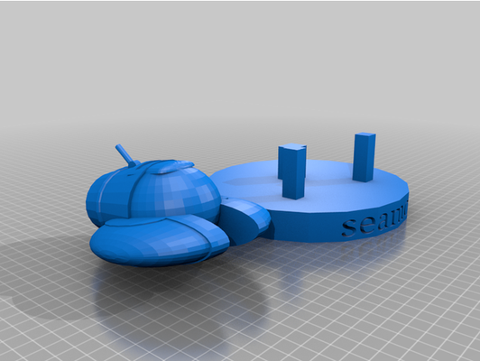 seamoth estante soporte by chromistic1 3d print model - Mito3D