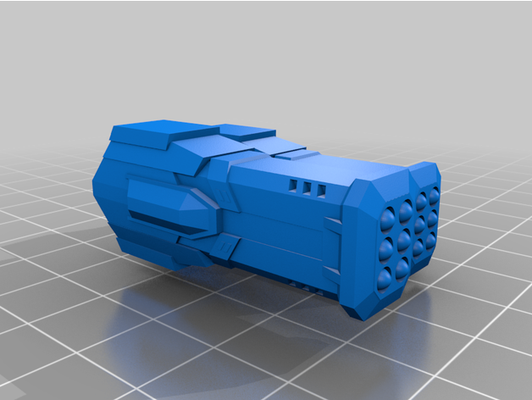 mech arena missile cremagliera 8 by simulator yt3d 3d print model - Mito3D