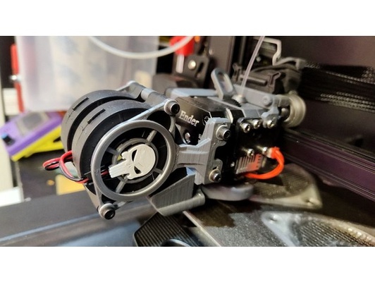 ender 3 s1 pro duct mod cooler amacedo by 3d print model - Mito3D