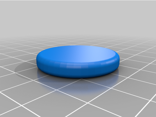 backgammon token by thequirkyquahog customized 3d print model - Mito3D