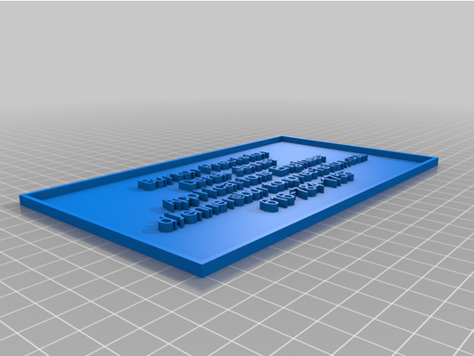 attività commerciale carta by i jenner personalizzato 3d print model - Mito3D