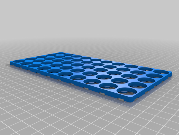 18650 tray holder 187 dia 10x5 by laddiep customized 3D print model - Mito3D