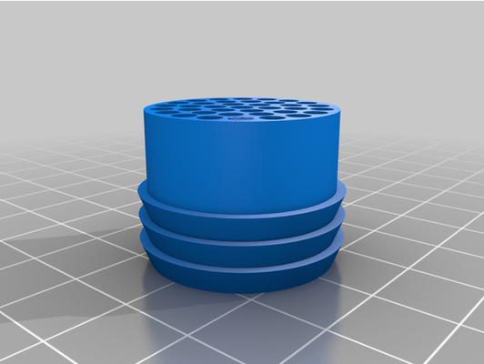 pond pump diffuser 50mm by eve b customized 3d print model - Mito3D
