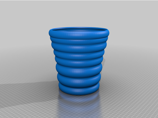 trashcan a beehive by mnulph11 can garbage trash weird 3d print model - Mito3D