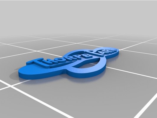 thorpe park sign by themeparkdesigns 3d print model - Mito3D