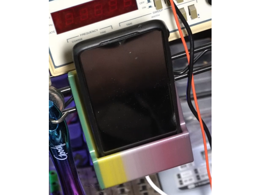 telefon draht gestell halter unterstützung ladegerät by crazyinventor65 stand smartphone 3d print model - Mito3D
