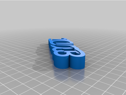 éladia personnalisable keyring2 by moronigonzalez1221 personnalisé 3d print model - Mito3D