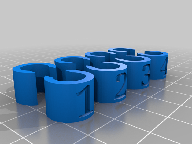 spark plug wire labels by texastoast 3D print model - Mito3D