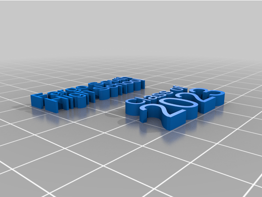 my angepasst grad deckel schlüsselbund by carter7692 3d print model - Mito3D