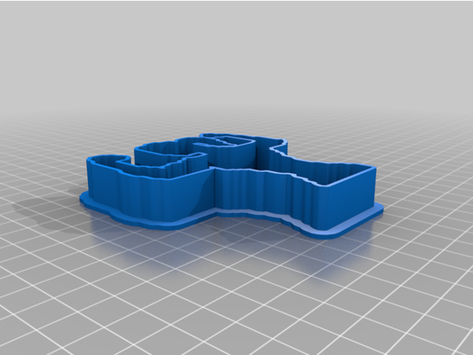 my customized image based cookie cutter femaleshort by rdegoede 3d print model - Mito3D