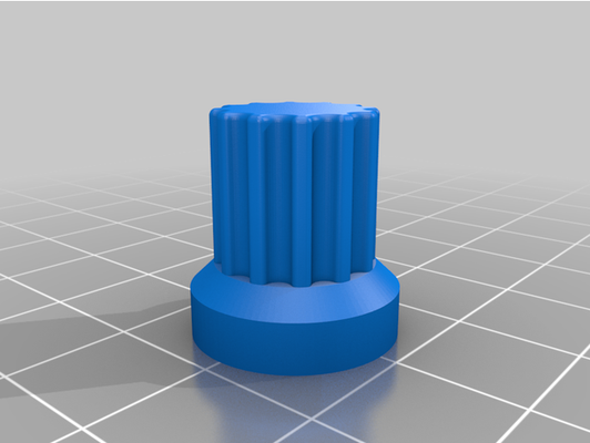 knopf variable widerstand v3 f3d by dimon 2403 3d print model - Mito3D